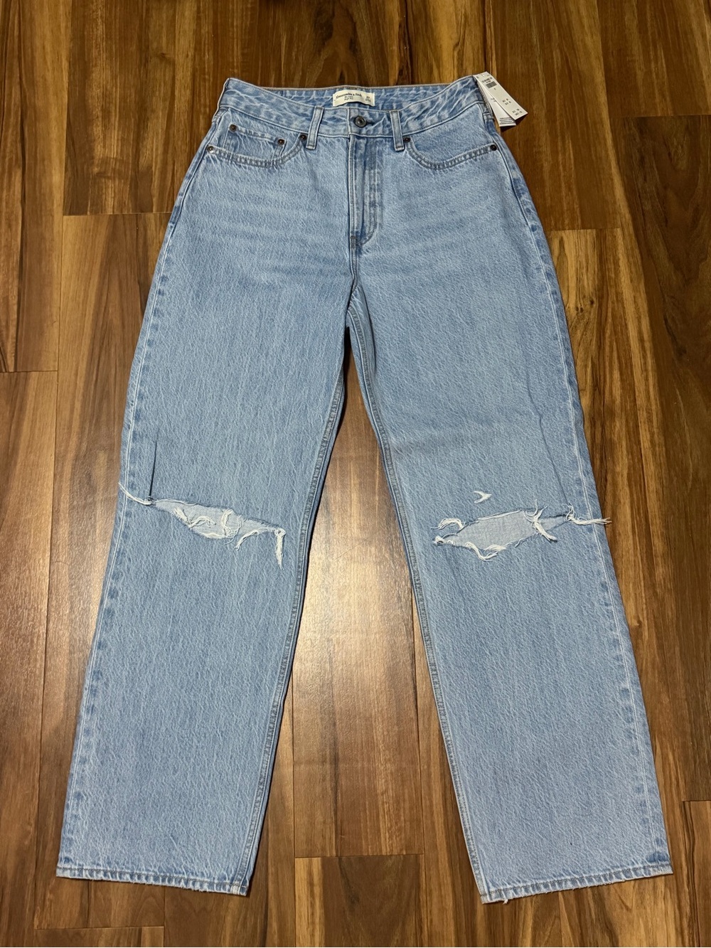 A&F Curve High Rise Loose Jeans
